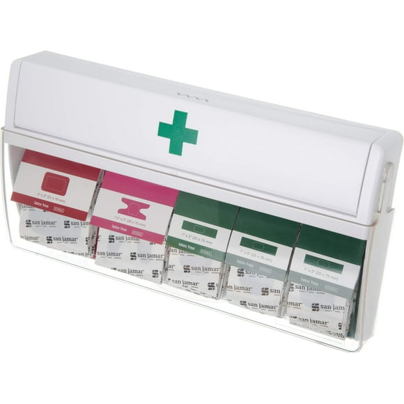 San Jamar MKBD100 Distributeur de Bandage Mani-Kare, Bleu