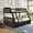 Black, variant on KOFUN Twin over Full Metal Bunk Bed, Heavy Duty Bunk Bed Frame, No Box Spring Needed, Black