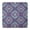 Blue, variant on Blue Floral Ornament Pattern Square Fitted Tablecloth with Elastic Edge,Square Table Cover,Washable Elastic Table Cover for Home Kitchen Party Decor 34"x34"