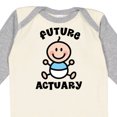 thumbnail image 4 of Inktastic Future Actuary Boys Long Sleeve Baby Bodysuit, 4 of 5