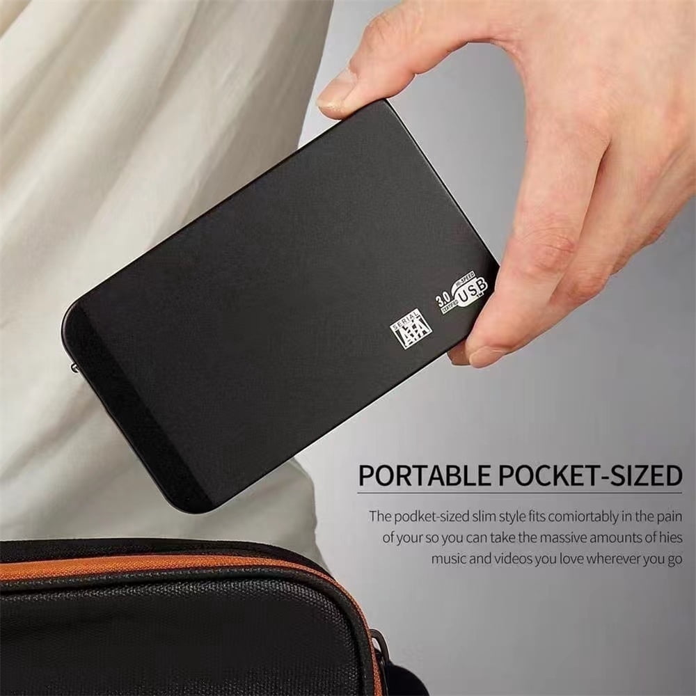 Clearance! 10TB Portable Mobile External Usb Hard Drive, Slim Hard Disk Memory Expansion Device Usb 3.0, Suitable For Storage And Backup Work Pc, And Laptop Computers