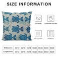 thumbnail image 5 of Leisuo  Decorative Pillow Cover, Lumbar Sea Turtle Pillow Cover Modern Farmhouse Cushion Case Home Decor for Living Room Patio Sofa Couch Chair, 5 of 5