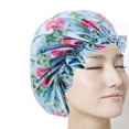thumbnail image 3 of Gorro de Reversible satinado suave pa damas del shamjiam Gorro de dormir, 3 of 5