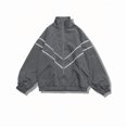 thumbnail image 1 of Men's Simple Daily Long Sleeve Jacket Fabric Coats, 1 of 6