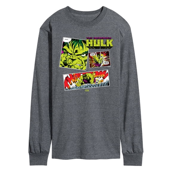 Marvel - Hulk Boxes - Men's Long Sleeve Graphic T-Shirt