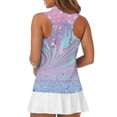 thumbnail image 5 of HUIACONG Golf Vest with Iridescent Glitter Drip Pattern, Golf Athletic Shirt for Outdoor Play and Casual Daily Wear, 5 of 7