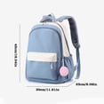 thumbnail image 2 of HBFAGFB 14 Inch Laptop Bag, Gradient Color Lightweight Student Daypack and Large Capacity Travel Bookbag for Women, 2 of 5