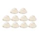 thumbnail image 4 of Paquete de 10 23*18mm concha de cerámica espaciadoras hechas a mano para DIY collar en colores a elegir - Blanco Sunnimix Cuentas en forma de concha, 4 of 6