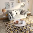 thumbnail image 2 of Costway Table Basse Ensemble de 3 Moderne Cadre en Faux Métal pour Salon Appartement Naturel, 2 of 10