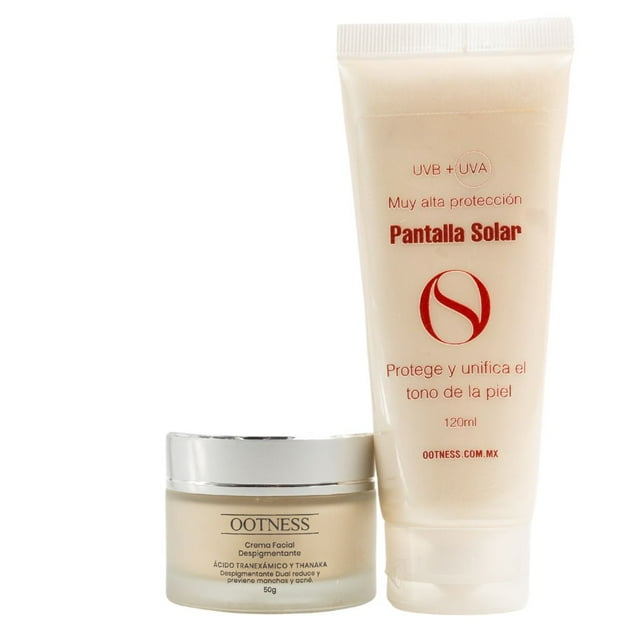 Piel sin manchas + Pantalla solar Ootness Kit SkinCare