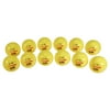 Sportime Inflatable All-Balls, Multi-Purposes, 3 Inches, Yellow, Set of 12