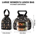 thumbnail image 5 of Dog Breeds Drawstring Lunch Bag Women - Drawstring Lunch Bag Insulated for Work Office - Stain-Resistant Large Lunchbags for Women with Multi-Pockets, 5 of 6
