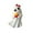 B, variant on Aximioll Halloween Haunted Ghost Ornaments — Painted Details with Eerie Candy Displays, Halloween Decorations for Snack Tables, Dessert Stations & Halloween Party Setups for Trick or Treat Nights