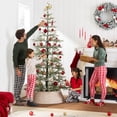 thumbnail image 3 of Árbol de Navidad Best Choice Products preiluminado, 6 pies con luces LED, 3 of 9