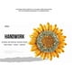 thumbnail image 4 of Broches amarillos elegantes y delicados con forma de girasol y pedrería para mujer, broche esmaltado para la solapa, 4 of 7