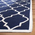 thumbnail image 4 of Safavieh Dhurries Navy Contemporary Rug - 9' x 12', 4 of 5