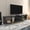 Bendire Gold, variant on Asal 47" Modern Metal Wood TV Stand for 55 inch TV Bendire White