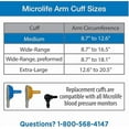 thumbnail image 3 of Microlife Replacement Blood Pressure Cuff – Medium (8.7 in - 12.6 in), 3 of 4