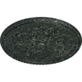 thumbnail image 3 of 32 5/8"OD x 2"P Bradford Ceiling Medallion (Fits Canopies up to 6 5/8"), Hand-Painted Painted Turtle Crackle, 3 of 6