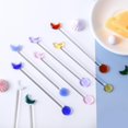 thumbnail image 3 of 1 cuchara mezcladora, tira decorativa en forma de Media Luna de mango largo, cuchara mezcladora de cóctel, 3 of 5