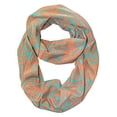 thumbnail image 1 of Peach Couture Foulards à Boucle Infini à Imprimé Henné pour Femmes, 1 of 1