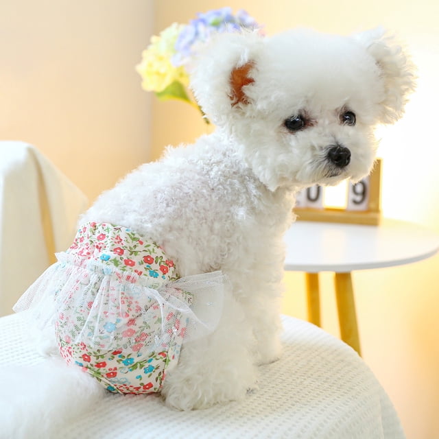 CBFFDC Soft Material Dog Diapers Pet Sanitary Pant Fast Absorption Leak Proof Breathable Comfortable Washable Dog Physiological