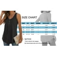 thumbnail image 5 of MOSHU Plus Size Tank Tops for Women Henley Sleeveless Shirts Summer Button Down Womens Tops, 5 of 7