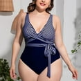 thumbnail image 2 of Women's Sexy Plus Size Tankini Swimsuits Sports New Stylish Hot Spring Cute Fashion Beachwear Cross Back Soft Tops Bottoms Elegant Swimwear, 2 of 8