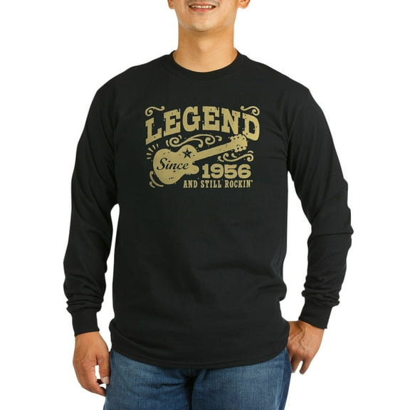 CafePress - Legend Since 1956 Long Sleeve Dark T Shirt - Long Sleeve Dark T-Shirt
