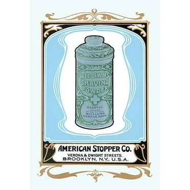 Williams Shaving Powder Fine art canvas print (20" x 30")