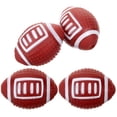 thumbnail image 2 of 4 pelotas de rugby para morder, juguetes para la dentición, juguete masticable con chirriador., 2 of 5