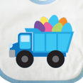 thumbnail image 4 of Inktastic Easter Egg Truck Boys Boys Baby Bib, 4 of 4