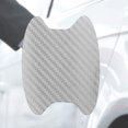 thumbnail image 5 of 4 Uds Pegatina Fibra Carbono para Coche Manija Puerta Película Protectora Antiarañazos Pegatina Antiarañazos para Puerta Coche 3D (plata), 5 of 5