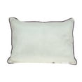 thumbnail image 2 of Parkland Collection Zinnia Purple Floral Decorative Lumbar Throw Pillow, 14 x 20 Cotton Accent Pillow, 2 of 2