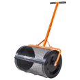 thumbnail image 4 of Compost Spreader, 24 in Wide Peat Moss Spreader with T Shaped Handle, 3 Heights Adjustable, Powder-Coated Steel Garden Peat Moss Roller, Heavy Duty Grass Seed Spreaders for Planting Seeding, 4 of 9