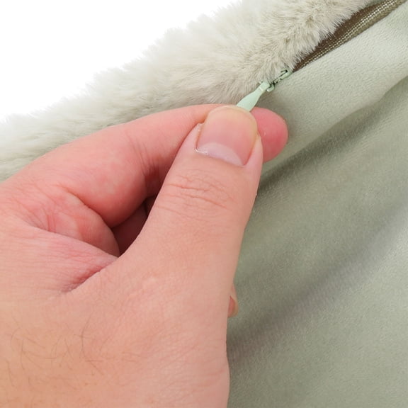 BESTYASH Light Green Pillow Covers Soft Plush for Home and Office Sofa
