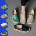 thumbnail image 2 of Augper New Casual Loafers Women's Thick Bottom One Foot Stirrup Maternity Shoes Soft Leather Retro Single Shoes Women's Shoes Casual Shoes, 2 of 7