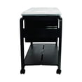 thumbnail image 4 of HomeStock Letter/Legal Rolling File Cart (18.5" L x 14.5" W x 21.75" H), Black, Lightweight, Portable with Storage Tote and Smooth Castors, 4 of 6
