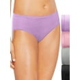 thumbnail image 4 of Hanes Ultimate® Women's Comfortsoft® Hipsters 4-Pack Lilac/Pink/Heather Grey/Black 9, 4 of 6