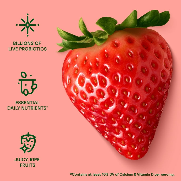 Activia Probiotic Dailies Strawberry Lowfat Probiotic Yogurt Drinks, 3.1 fl oz, 8 Count