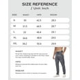 thumbnail image 4 of MANSENHUG 3 Pack Men's Lightweight Fabric Pants Spring Summer Workout Jogger with Zipper Pockets for Running Jogging Hiking, 4 of 6