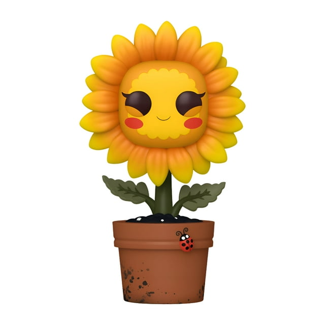 Figura Coleccionable Funko Pop Plants Flora Girasol Kawaii 1 Pieza