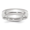 thumbnail image 4 of 14K White Gold 6mm Milgrain Comfort Fit Band Ring Size 11, 4 of 5