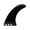 Black, variant on Surfboard Stabilizers Fin 9in Surfing Fin Longboards&SUPs Single Fin Replacement