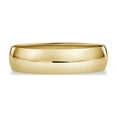 thumbnail image 4 of Oxford Ivy Men's Solid 10K Yellow Gold 5mm Classic Plan Wedding Band Ring Size 10, 4 of 5