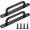 Black, variant on 2 Pcs Barn Door Handles, Sliding Door Pull Handles, Stainless Steel Closet Cabinet Door Handles Pulls with Plates for Cupboard Cabinet Wardrobe Drawer Shed Pull Handles, 160mm/6.3 inch - Black
