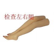 INTBUYING Lifelike Silicone Female Long Legs Model Feet Mannequin Shoes Socks Display Feet Legs Model