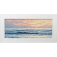 thumbnail image 1 of Adamov, Alexey 14x8 White Modern Wood Framed Museum Art Print Titled - Surf by Sunset, 1 of 4