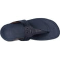 thumbnail image 2 of FitFlop Walkstar Toe-Post Sandals 9 Midnight Navy, 2 of 6