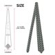 thumbnail image 2 of Balery Gamers Corbata Clásica de Seda para Hombre, Corbata Tejida Jacquard, Corbatas Formales para Negocios y Bodas, 2 of 7